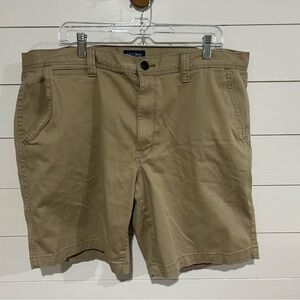 Arizona Jean Company Men's Tan Flat Front Shorts
